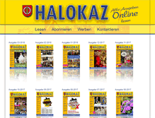 Tablet Screenshot of halokaz.de